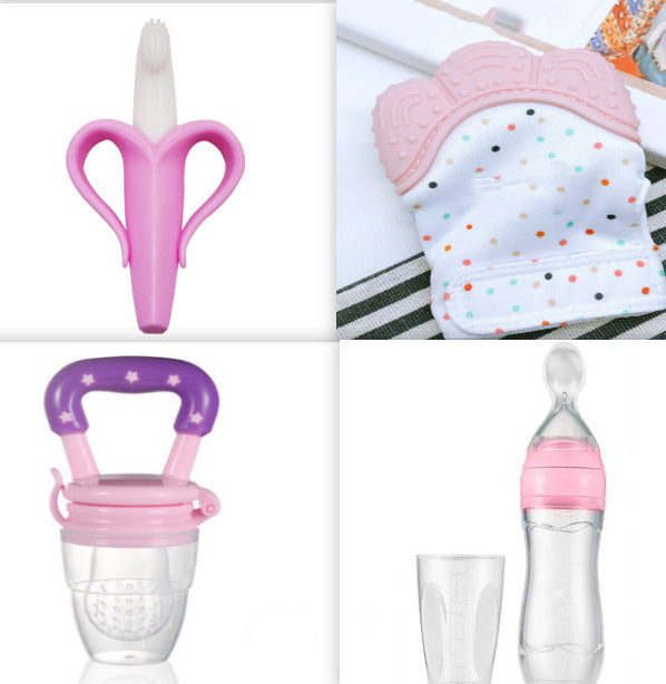 Portable Baby Spoon Bottle Feeder