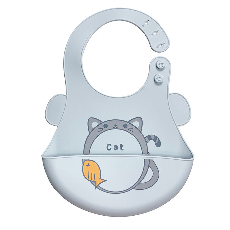Waterproof Baby Eating Silicone Bib
