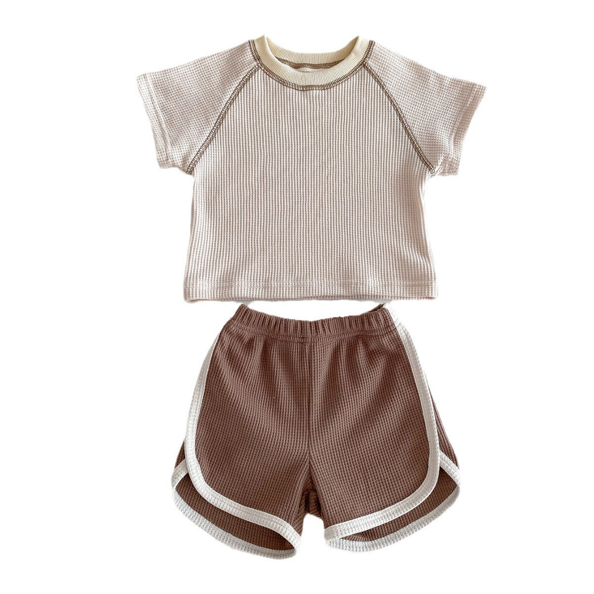 Summer Short Sleeve Baby Top & Shorts