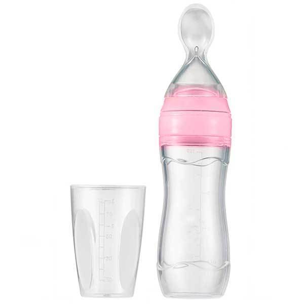 Portable Baby Spoon Bottle Feeder