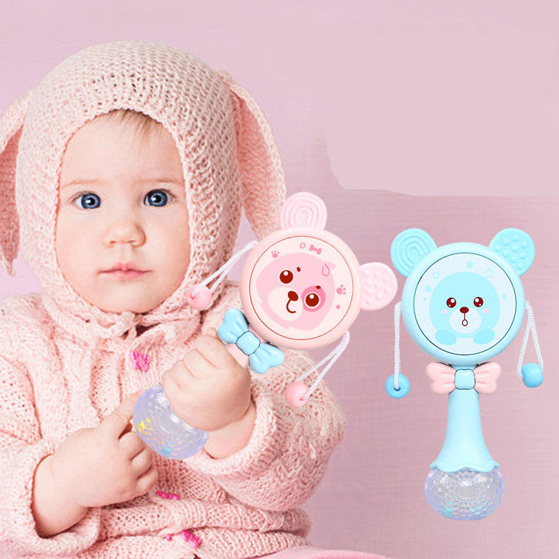 Cartoon Baby Music Teether Rattle Toy