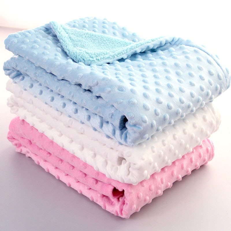 Newborn Baby Polar Dot Swaddle Blanket
