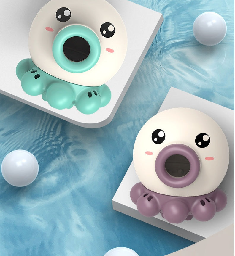 Octopus Rotating Water Fountain Bath Toy