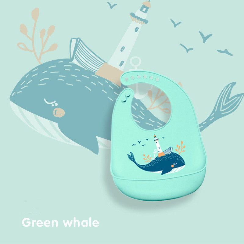 Waterproof Baby Eating Silicone Bib