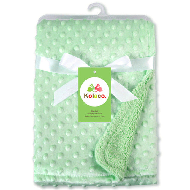 Newborn Baby Polar Dot Swaddle Blanket
