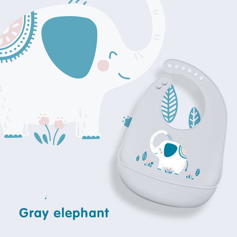 Waterproof Baby Eating Silicone Bib