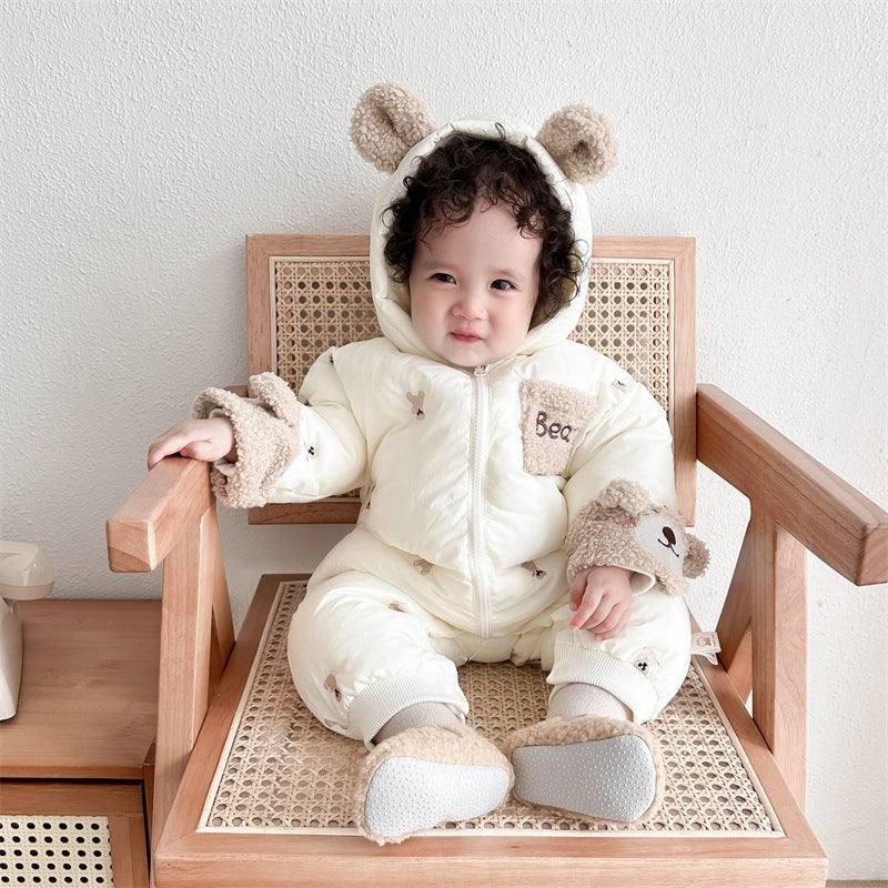 Baby Velvet Padded Winter Coat