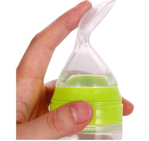 Portable Baby Spoon Bottle Feeder