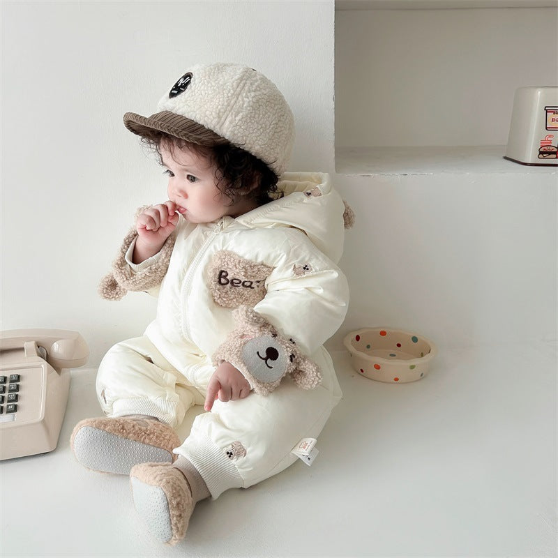 Baby Velvet Padded Winter Coat