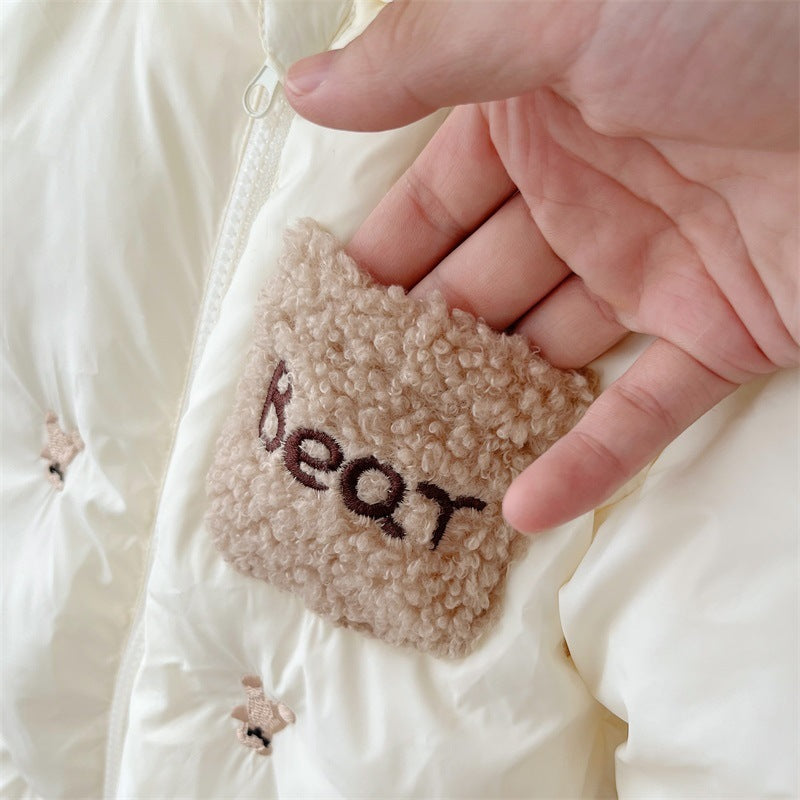 Baby Velvet Padded Winter Coat