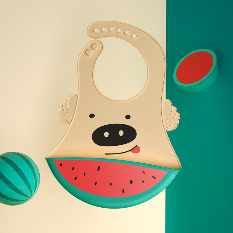 Waterproof Baby Eating Silicone Bib