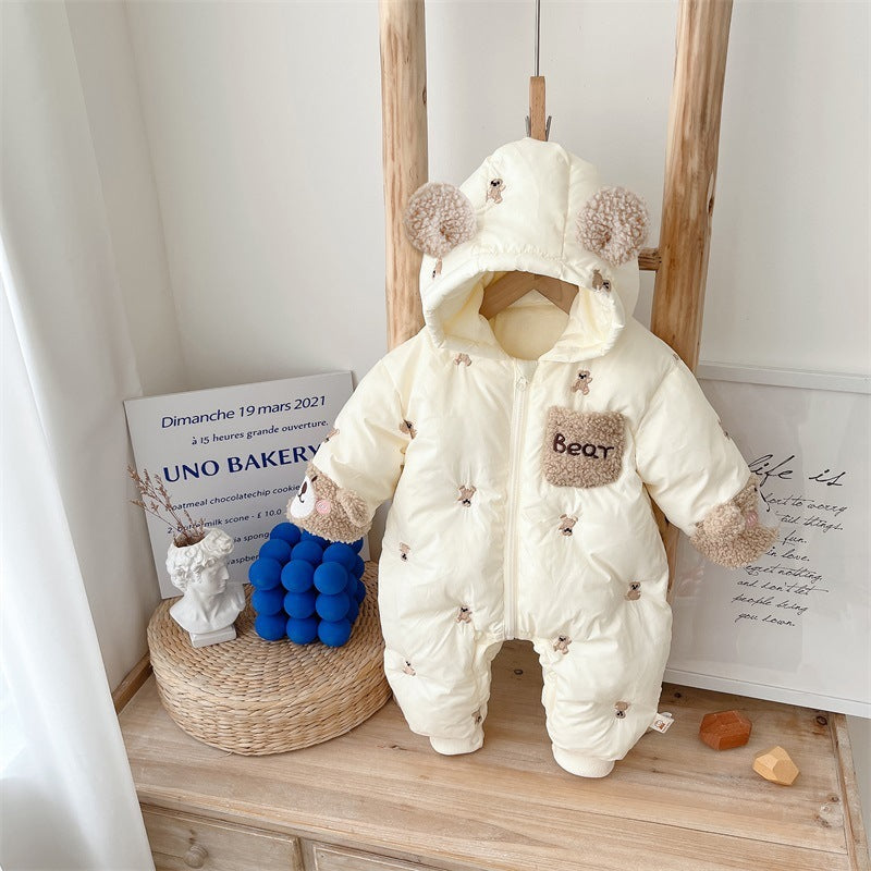 Baby Velvet Padded Winter Coat
