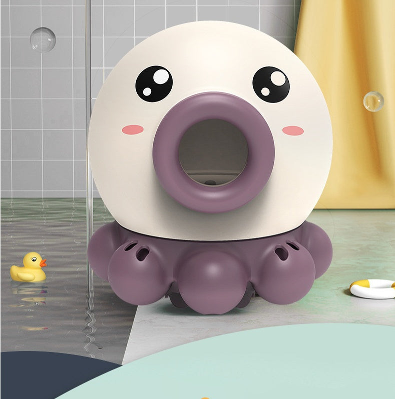 Octopus Rotating Water Fountain Bath Toy