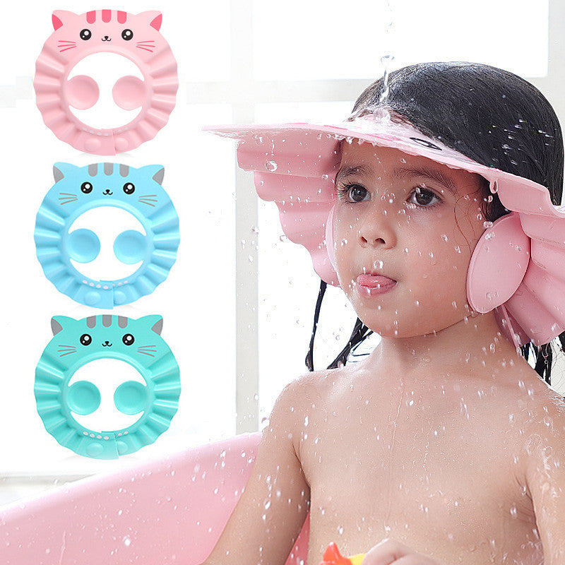 Waterproof Baby Ear Protection Shower Cap