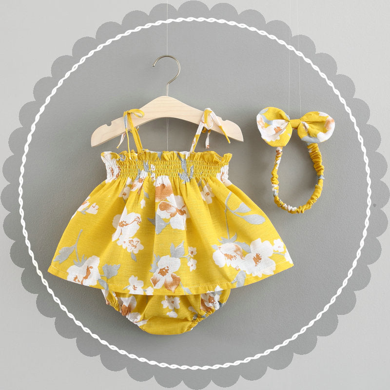 Princess Baby Summer Skirt Suit
