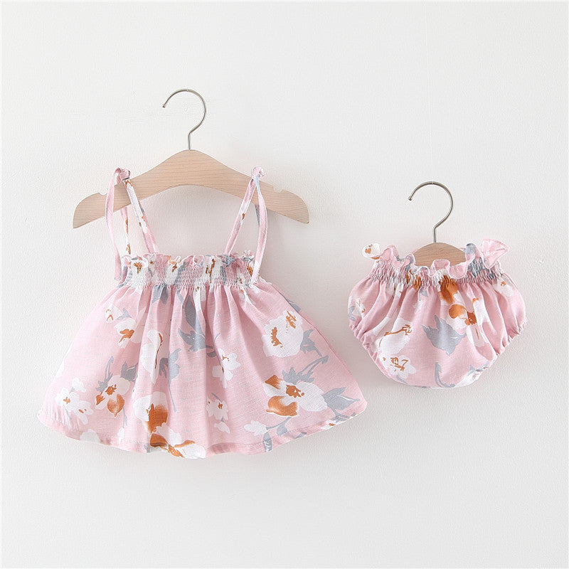 Princess Baby Summer Skirt Suit