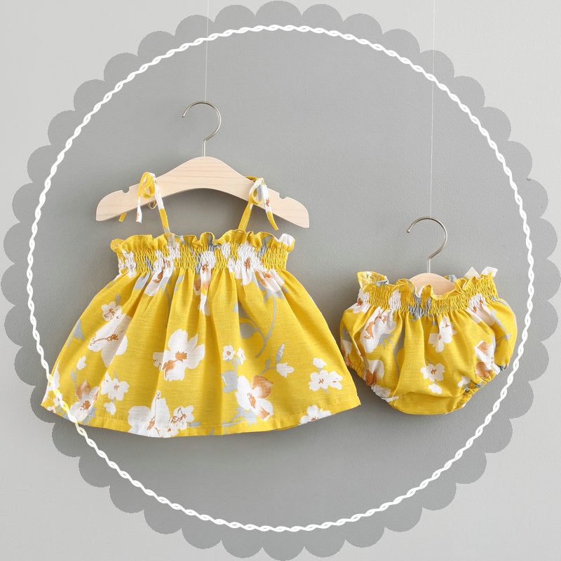 Princess Baby Summer Skirt Suit