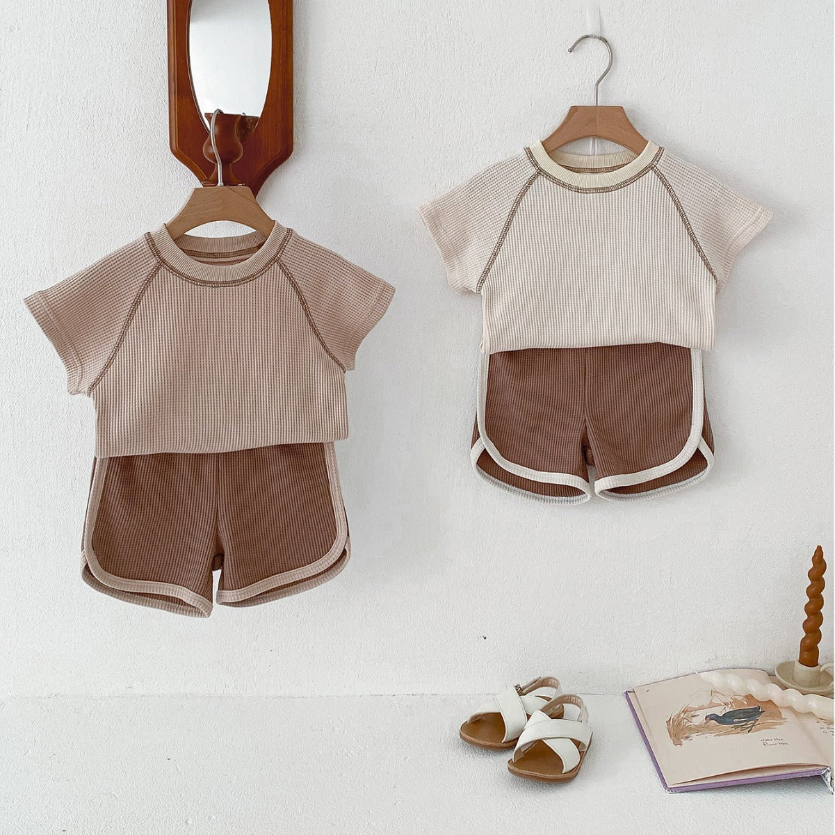 Summer Short Sleeve Baby Top & Shorts