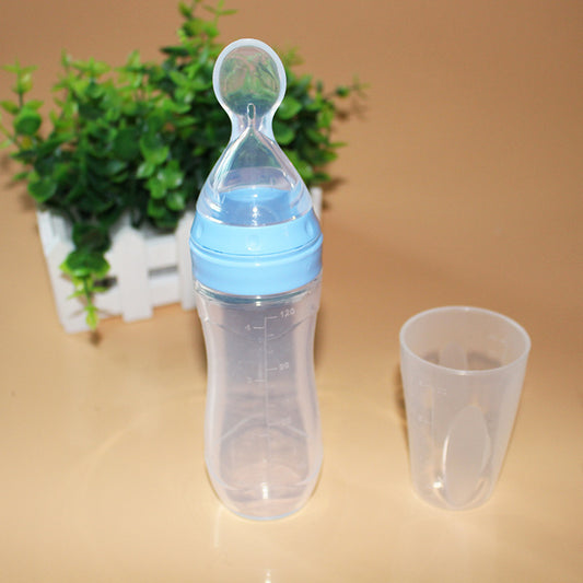Portable Baby Spoon Bottle Feeder
