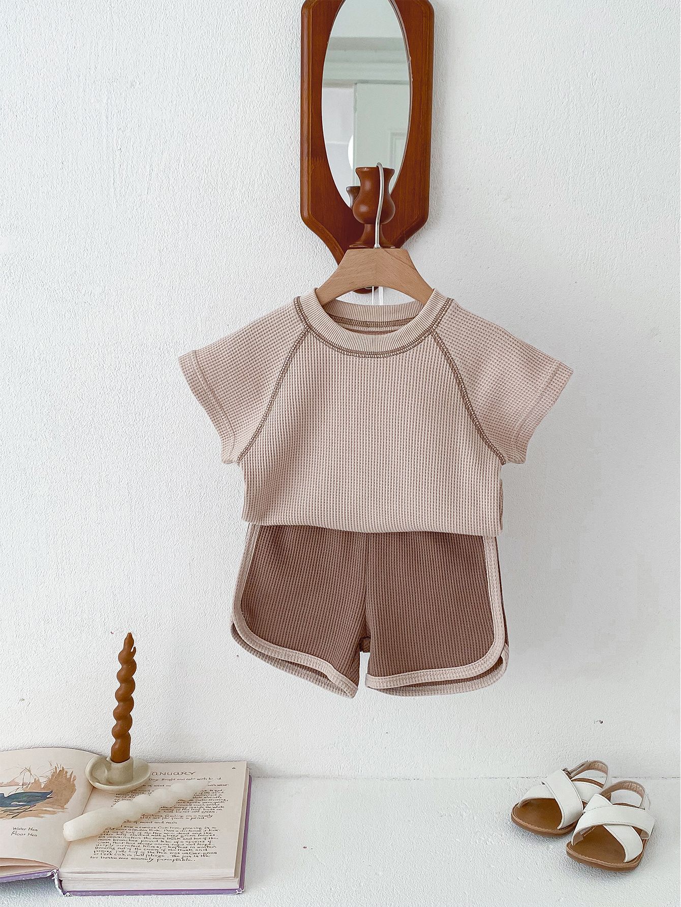 Summer Short Sleeve Baby Top & Shorts