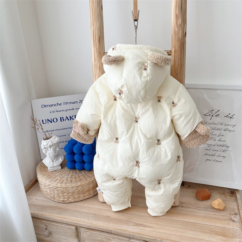 Baby Velvet Padded Winter Coat