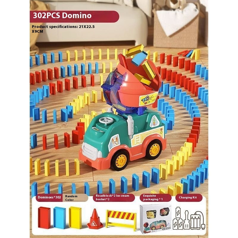 Automatic Electric Domino Delivery Train Toy