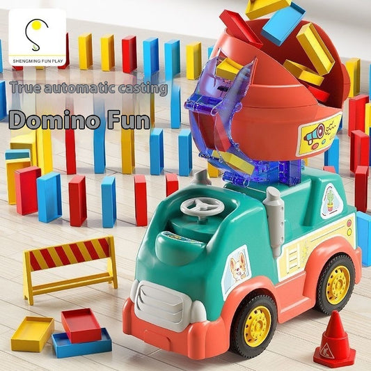 Automatic Electric Domino Delivery Train Toy