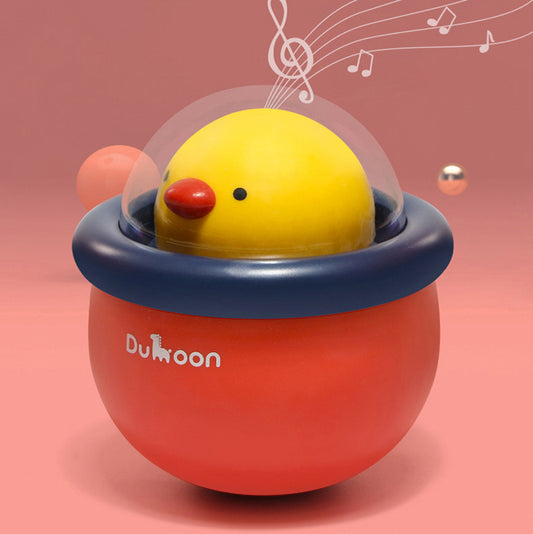 Little Cute Chicken Tumbler Music Rattle Toy