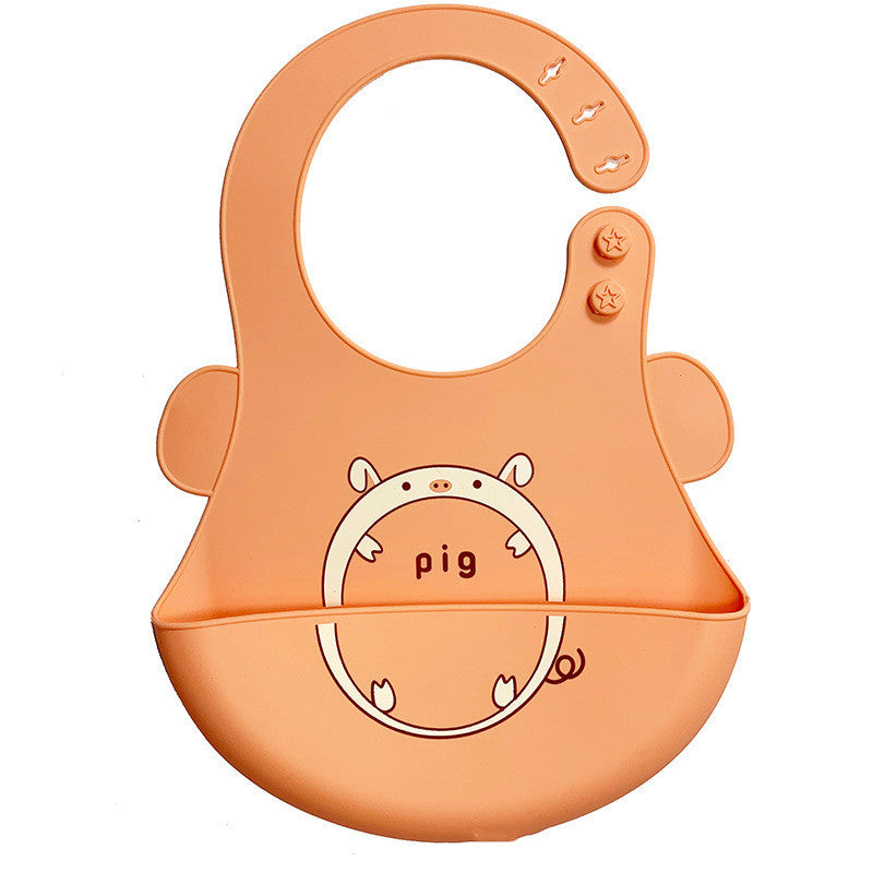 Waterproof Baby Eating Silicone Bib