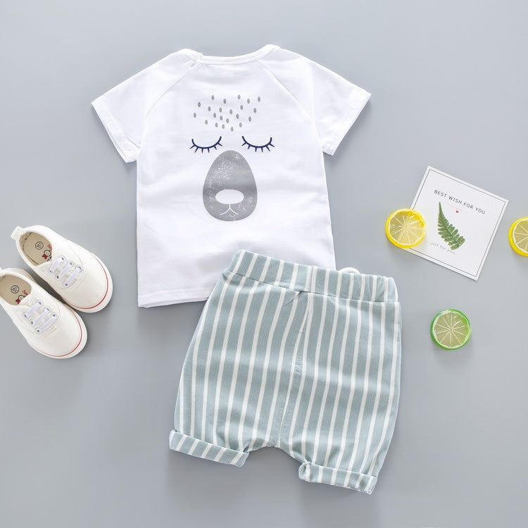 Summer Short-sleeved Angel Two-piece Set