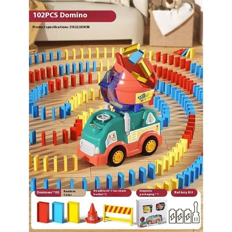 Automatic Electric Domino Delivery Train Toy