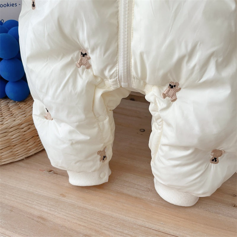 Baby Velvet Padded Winter Coat