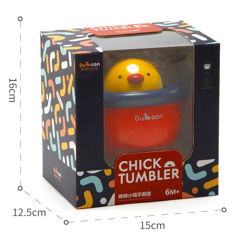 Little Cute Chicken Tumbler Music Rattle Toy