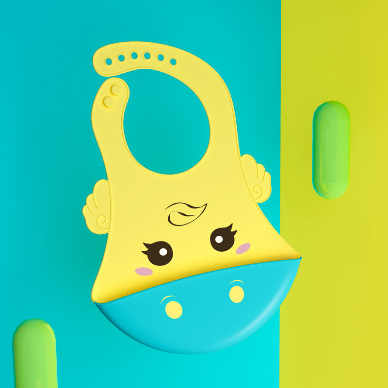 Waterproof Baby Eating Silicone Bib